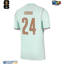 Moški Nogometni dresi Francija Rayan Cherki #24 Gostujoči SP 2026 Kratek Rokav